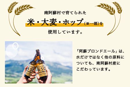 阿蘇ブロンドエール 330ml×6本セット 贈答用 熊本県南阿蘇村《90日以内に出荷予定（土日祝を除く）》株式会社南阿蘇ケアサービス ビール---sms_carebeerp_90d_r7_15500_6i---
