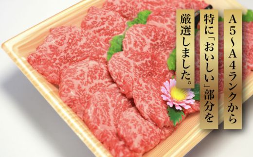 【全3回定期便】【化粧箱入】博多和牛A5〜A4 モモ赤身 ミニステーキ350g ソース・塩胡椒付《築上町》【株式会社マル五】[ABCJ105]