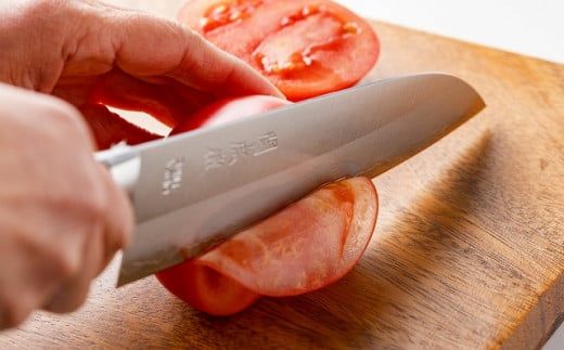 TBS「ララLIFE」で紹介されました(R5.5) H30-98 関虎徹 V金10号 三徳 180mm【飛騨・美濃すぐれもの認定品】（YG300/安田刃物）