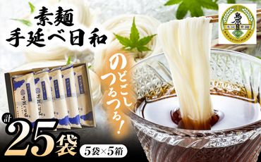 手延べ日和 島原 手延べ 素麺 1.25kg×5箱セット / 南島原市 / 舘製麺所 [SCE004]