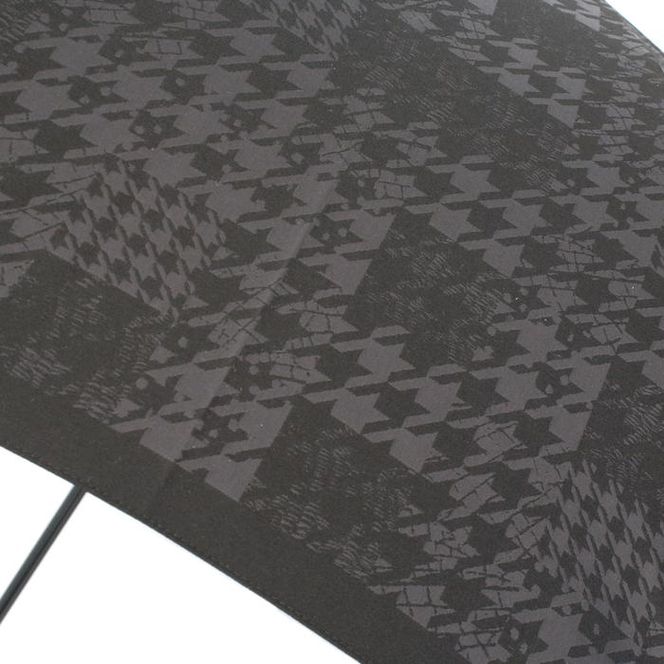 槙田商店【紳士晴雨兼用】長傘 monotone 千鳥チェック FAA5026