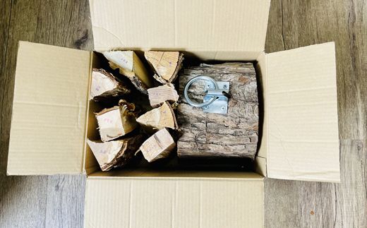 薪割り台 セット 5kg | 北海道産 道東産 広葉樹 木の皮 焚き付け 用 薪 焚き火 初心者 ソロキャンプ キャンプ 10000円 北海道 釧路町 釧路超 特産品 121-1924-08
