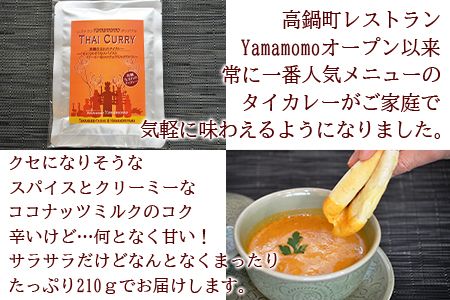 ＜高鍋生まれの「タイカレー」とカレーによくあう「農大パン」のセット　タイカレー5個・農大パン12個＞翌月末迄に順次出荷【c420_sk_x2】