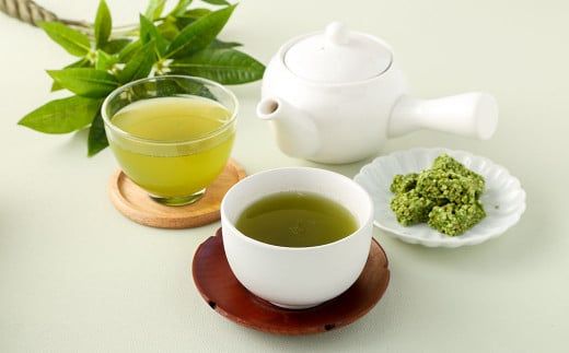 中山吉祥園 八女茶 3 種セット 【 水出し ・ 朝露 ・ 抹茶クランチ 】 緑茶 煎茶 抹茶 チョコレート クランチ 国産 福岡県産