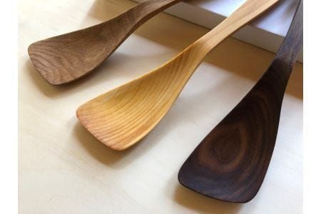 木べら「炒める・すくう・取り分ける」(材料：職人おまかせ) 【GOOD WOOD WORKS】_HA0432