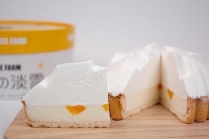 牧場の淡雪とクレームダンジュのセット [岩瀬牧場 北海道 砂川市 12260347] 菓子 お菓子 スイーツ レアチーズケーキ タルト