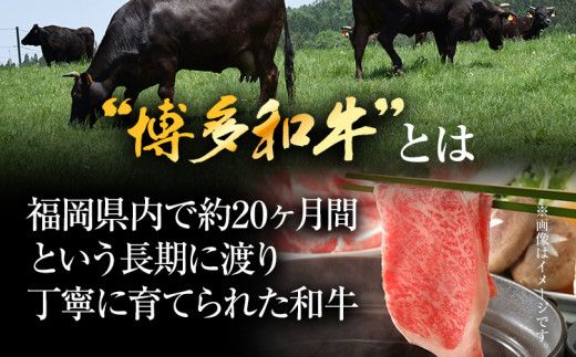 【厳選部位】博多和牛サーロインしゃぶしゃぶすき焼き用 1kg（500g×2P）