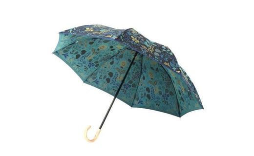槙田商店 折りたたみ傘スティグリンドベリ【HERBARIUM】ブルー(ハーバリウム) 晴雨兼用 FAA5048