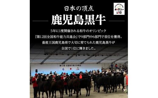 （Ａ-1501）鹿児島黒牛・黒豚しゃぶしゃぶセット 計1.2㎏　K127-001