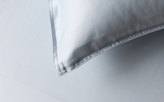 HB047 コットンサテンさらっとピロケース　【グレー】