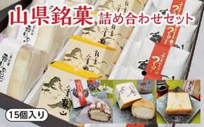 山県銘菓　詰め合わせセット　15個入り [No.374]