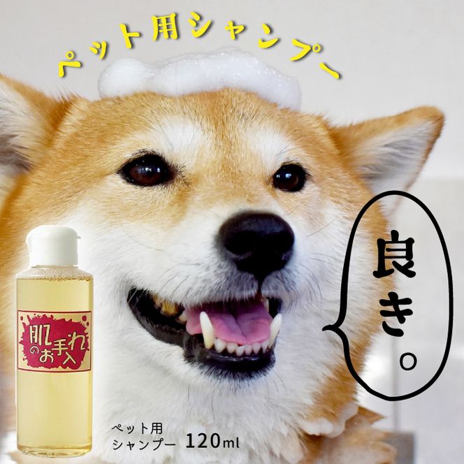ペット用シャンプー　肌のお手入れ