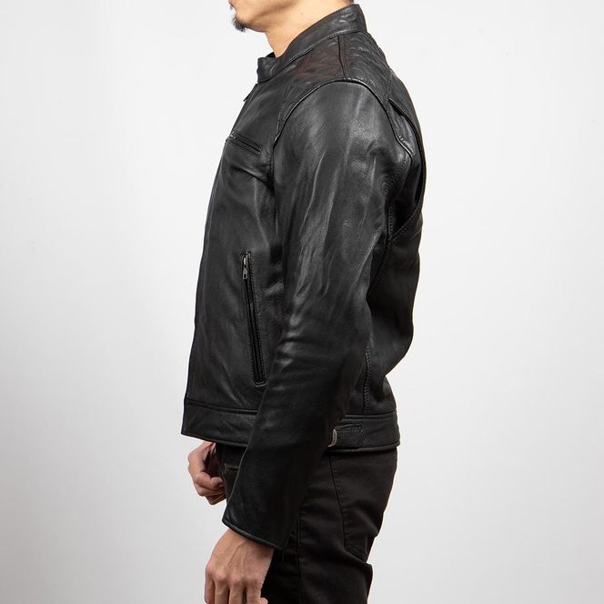 【デグナー】クラシックジャケット ブラック〈XLサイズ〉18SJ-6F［ 京都 バイクギア ジャケット 人気 おすすめ 革 レザー ツーリング ライダー バイカー バイク ブランド メーカー ギア パーツ ］ 261009_A-JR012VC03