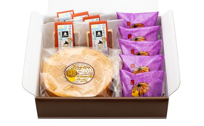 メイプルバームクーヘンと野崎小唄®と三好長慶の夢の詰め合わせ 272183_AA23