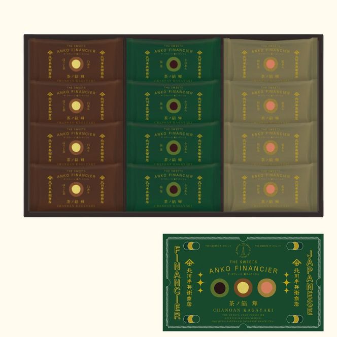 【期間限定7月31日まで】【お中元】北川半兵衞商店×ザ・スウィーツ　餡フィナンシェ（１２個） 272183_SHDYAB074