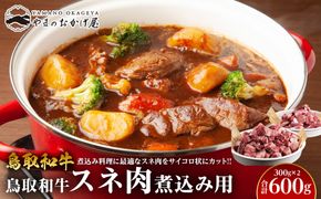 70.鳥取和牛 スネ肉煮込み用 300g×2パック 313726_AJ059