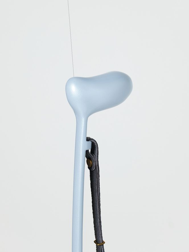 パラケイン_スリーパートモデル_左持ち Ｌサイズ（ブルー×ホワイト） 232238_DM004VC06