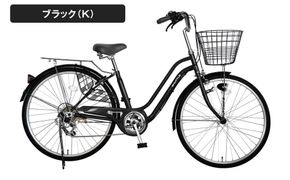 完成品でお届け！26インチ 自転車 SHIMANOパーツ シャトル シマノ 外装6段変速 シティサイクル LEDライト 変速付き 安全基準BAA付き おしゃれ オリジナル《6月上旬頃発送》［京都 自転車 シティサイクル 人気 おすすめ スポーツ アウトドア ツーリング ブランド メーカー お取り寄せ 通販 送料無料 ふるさと納税］SHUTTLE-FBSH266OL【ブラック（BK）】 261009_A-PW010VC01