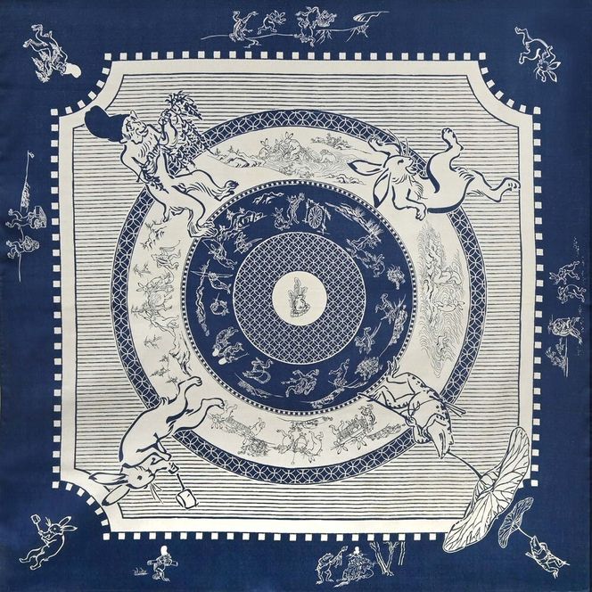 【三陽商事】鳥獣戯画 風呂敷 戯画環［ 京都 風呂敷 ふろしき バッグ 人気 おすすめ エコ おしゃれ 収納 お弁当 和柄 お取り寄せ 通販 送料無料 ふるさと納税 ］ 261009_B-BY64