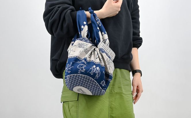 【三陽商事】鳥獣戯画 風呂敷 戯画環［ 京都 風呂敷 ふろしき バッグ 人気 おすすめ エコ おしゃれ 収納 お弁当 和柄 お取り寄せ 通販 送料無料 ふるさと納税 ］ 261009_B-BY64