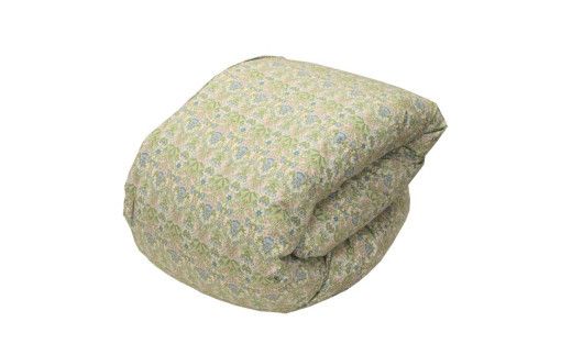 ゴア 羽毛ふとん　ホワイトグース　フローラ：ブルー系 322032_AG010VC02