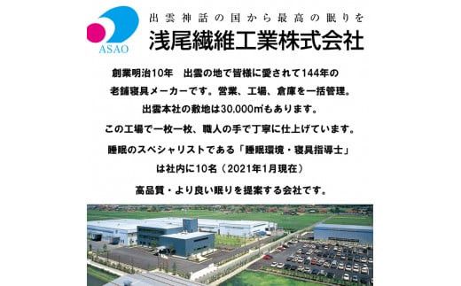 制菌中わた入り掛ふとん　消臭ソムリエΣ　アイボリー色 322032_AG011