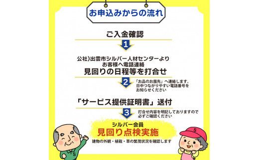 空家等の点検・管理をお手伝いします！（1回コース） 322032_AR001