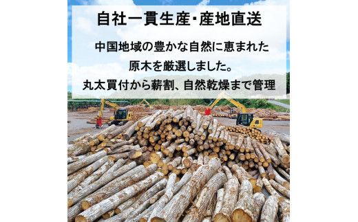 【定期便3回】出雲の薪屋「多木々」　 定期便（1箱約18kgを3回お届けします) 322032_AW003