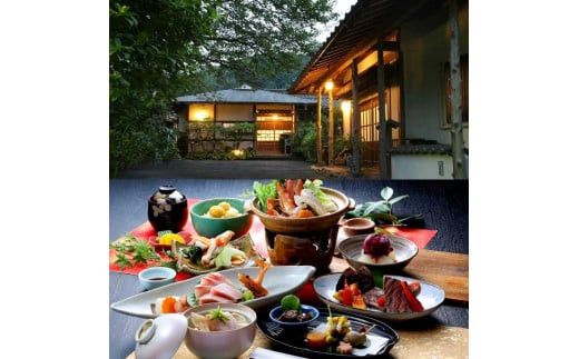 神話を感じながら夕日を望む出雲旅　はたご小田温泉 茶寮 清泉亭 宿泊券（２名一室 １泊２食付） 322032_AY002