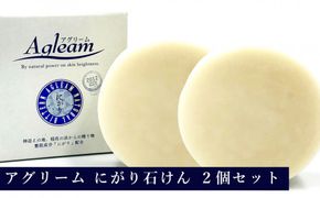 アグリーム フェイスソープ ニガリ　2個セット 322032_BD030
