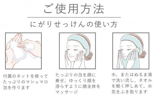 アグリーム フェイスソープ ニガリ　3個セット 322032_BD031