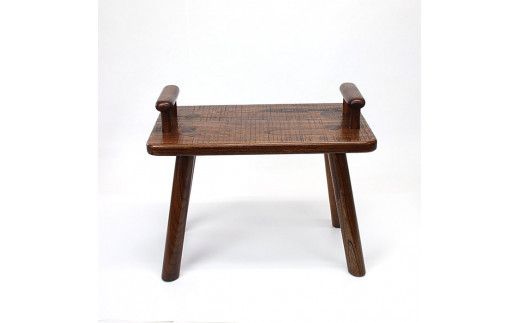 けやき　手付きスツール　漆塗り 322032_BG002