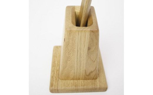 なら　ロング靴べらスタンドセット　オイル仕上げ 322032_BG006