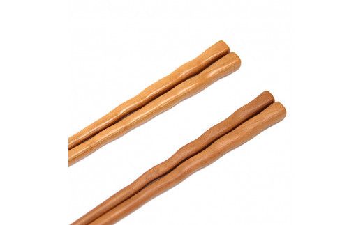 さくら　ちどり箸　大・小セット（オイル） 322032_BG009