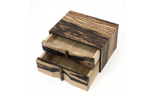 黒柿　二段引き出し 322032_BG011