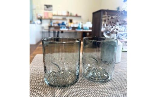 おやゆびグラス（グレー）大２個セット 322032_BM014VC01