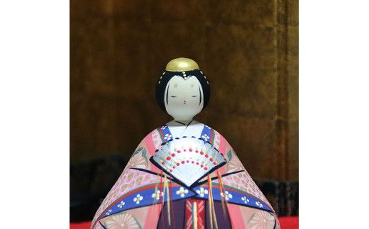 木地雛金彩セット 322032_BP006