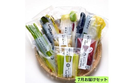 【3か月定期便】出雲漬物 季節の詰合せセット（7～9月） 322032_BS006