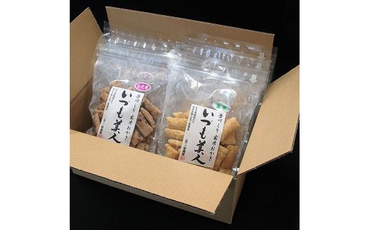 かむほどに口に広がる美味しさ　玄米おかき２種セット「いづも美人」 322032_CC001VC01
