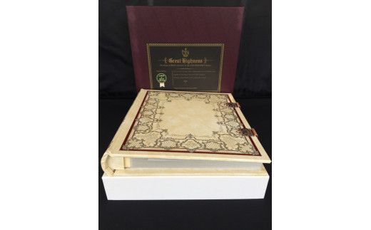 手作り高級アルバム　「ウィンザーＷ（ホワイト）」 322032_CJ003VC02