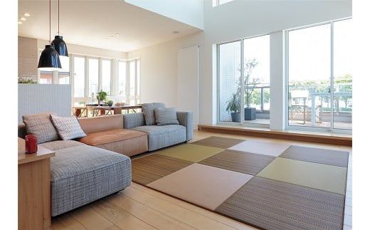 セキスイ畳　「ＭＩＧＵＳＡ」　フロア畳９枚セット 322032_CR002