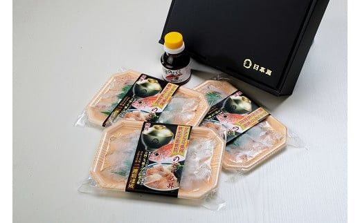 のどぐろ丼ネタセット12切×3P　特製だし醤油付き 322032_DG004
