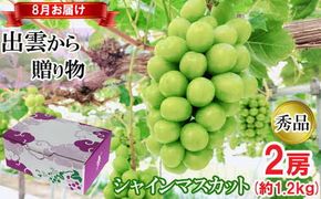 【2026年8月発送】[農家直送]厳選シャインマスカット1.2kg箱（8月出荷）[持田農園] 322032_EB002