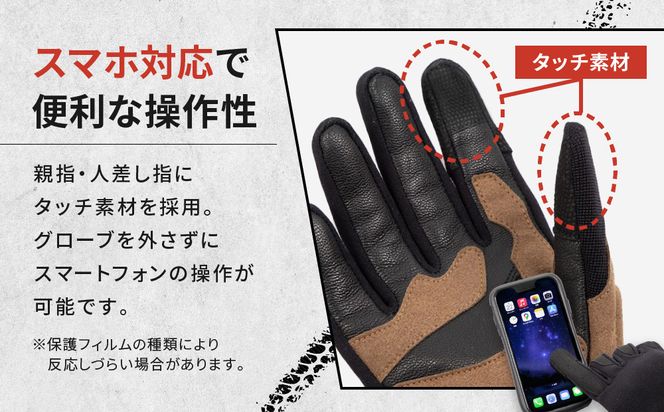 【デグナー】テキスタイルグローブ [TG-86] ブラック-ブラウン ＜Mサイズ＞［ 京都 バイク 革製品 ブランド グローブ 人気 おすすめ 手袋 革 レザー ツーリング ライダー バイカー バイクギア メーカー ギア パーツ 送料無料 ふるさと納税 ］ 261009_A-JR116VC01