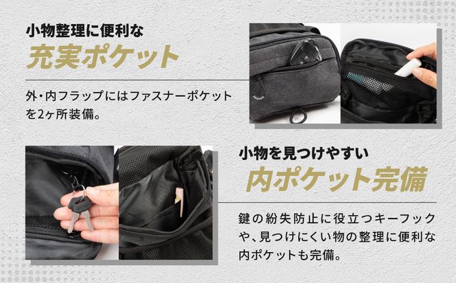 【デグナー】ホルスターバッグ [NB-204] ＜コットンブラック＞［ 京都 バイク 革製品 ブランド ホルスター バッグ 人気 おすすめ おしゃれ 収納 鞄 革 ツーリング ライダー バイカー バイクギア メーカー ギア パーツ 送料無料 ふるさと納税 ］ 261009_A-JR118VC01