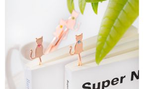 【誕生石ブックマーカー】＜10月 オパール＞ 猫しおり 読書 おしゃれ 敬老の日 父の日 ブックマーク 栞 ねこ ギフト 232238_CM028VC10