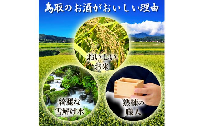 鳥取の地酒(日本酒)純米吟醸 飲み比べセット 720ml×3本 312011_AY017
