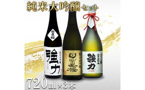 鳥取の地酒(日本酒)純米大吟醸 豪華飲み比べセット 720ml×3本 312011_AY020