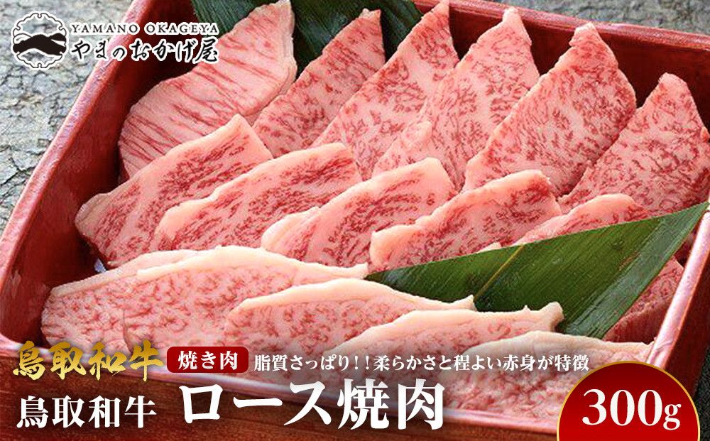 704.鳥取和牛ロース焼肉(300g) 313726_AJ089-P