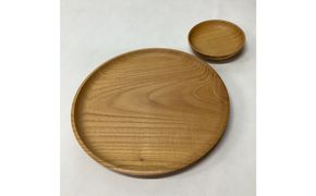 【木の器】7寸パン皿×1枚、3寸豆皿×1枚 322032_EC001